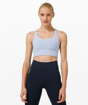 Lululemon Energy Bra Long Line Kadın Spor Sütyeni Mavi Bej Rengi | ZOAJ-72140
