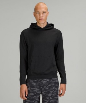 Lululemon Engineered Warmth Hoodie Erkek Kapşonlu Siyah Siyah | AQEX-74601