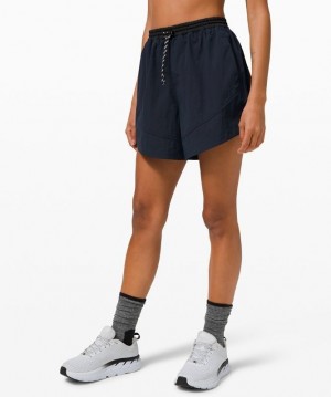 Lululemon Evergreen HR Short 4.5 Kadın Şort Lacivert Siyah | PGEH-62189