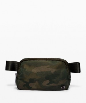 Lululemon Everywhere Belt Bag Accessories Çantası Camo Koyu Zeytin Yeşili Yeşil | ETQS-13842