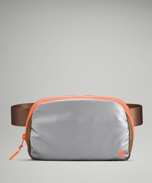 Lululemon Everywhere Belt Bag Accessories Çantası Gümüş Metal Kahverengi Turuncu | VFKJ-01679