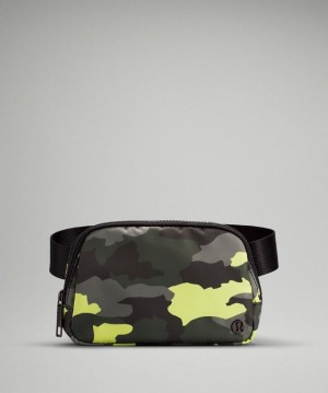 Lululemon Everywhere Belt Bag Accessories Çantası Camo Nane Renkli Siyah | USLC-97182