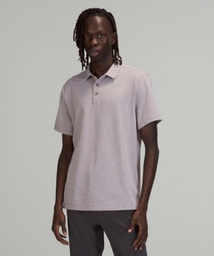 Lululemon Evolution Polo Erkek Üstler Heathered Lunar Rock | YJZB-32605