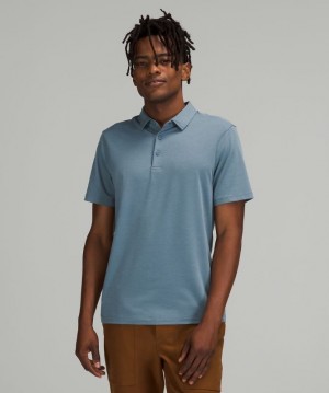 Lululemon Evolution Polo Erkek Üstler Mavi | IYQD-46385