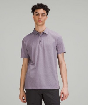 Lululemon Evolution Short Sleeve Polo Shirt Erkek Üstler Lavanta | UCZQ-92367