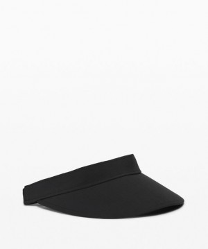 Lululemon Fast Paced Run Visor Accessories Şapkalar Siyah | SJEZ-97235