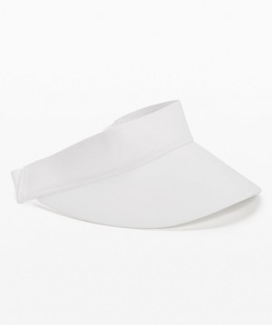 Lululemon Fast Paced Visor Accessories Şapkalar Beyaz | JXRA-18730