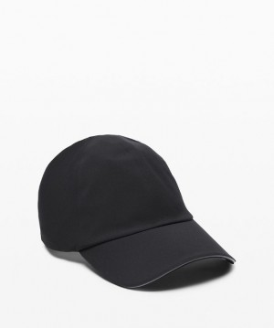 Lululemon Fast and Free Run Hat W Pony Accessories Şapkalar Siyah | DSCT-98154