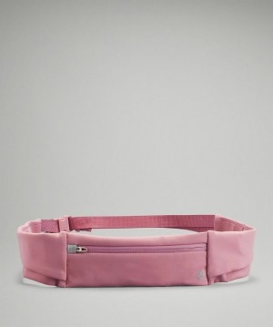 Lululemon Fast and Free Running Belt Accessories Çantası Pembe Gri Kahverengi | ZQYB-54387