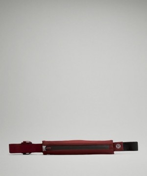 Lululemon Fast and Free Running Belt Mini Accessories Çantası Kırmızı Bordo | WHMT-74063