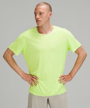 Lululemon Fast and Free SS Breathe Erkek Üstler Nane | ZCMO-02938
