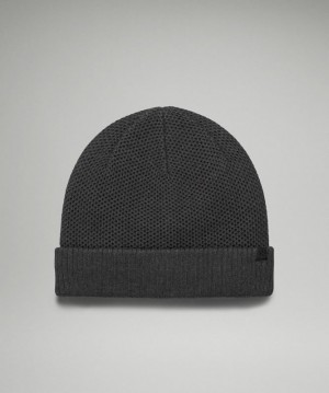 Lululemon Fleece-Lined Knit Beanie Accessories Şapkalar Siyah | LIXC-07385