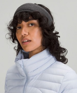 Lululemon Fleece-Lined Knit Ear Warmer Accessories Şapkalar Siyah | IQGE-57610