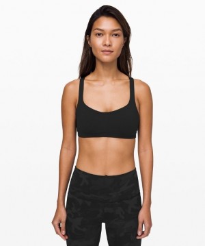 Lululemon Free to Be Bra Kadın Spor Sütyeni Siyah | CYVJ-64820