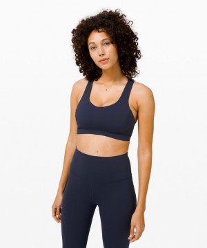 Lululemon Free to Be Serene Bra Light Support, C/D Cup Kadın Spor Sütyeni Lacivert Pembe Gri Kahverengi | IFXE-82056