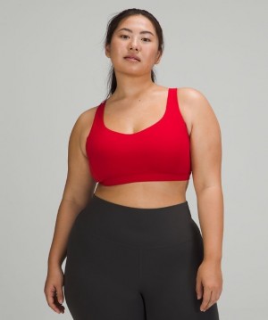 Lululemon Free to Be Serene Bra Light Support, C/D Cup Kadın Spor Sütyeni Koyu Kırmızı | XNPM-81942