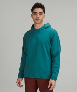 Lululemon French Terry Oversized Hoodie Erkek Kapşonlu Koyu | UTYQ-82915