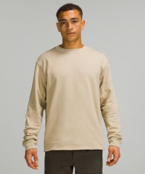 Lululemon French Terry Oversized Long Sleeve Crew Erkek Tişörtü Trench | SMYW-35924