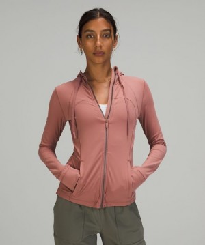 Lululemon Hooded Define Jacket Nulu Kadın Mont Spiced Chai | WFGH-40932