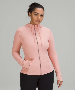 Lululemon Hooded Define Jacket Nulu Kadın Mont Pembe | UZWF-42097