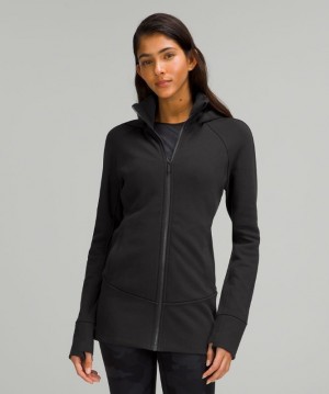 Lululemon Hooded Radiant Jacket Kadın Mont Siyah | IHCR-21497