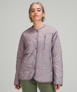 Lululemon Insulated Quilted Jacket Kadın Mont Lavanta | OZAS-58714