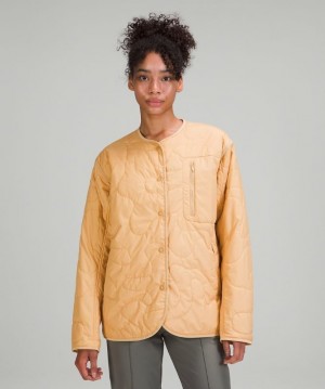 Lululemon Insulated Quilted Jacket Kadın Mont Kahverengi | NMWF-50783