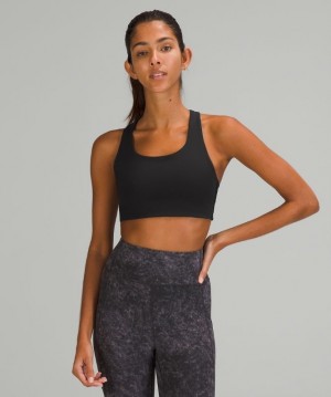 Lululemon Invigorate Bra High Support Kadın Spor Sütyeni Siyah | VZDU-80196