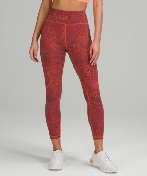 Lululemon Invigorate HR Tight 25 Kadın Tayt Turuncu | LJFR-58269
