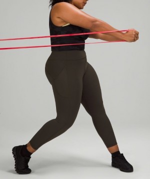 Lululemon Invigorate High-Rise Tight 25 Kadın Tayt Koyu Zeytin Yeşili | JLOF-28605