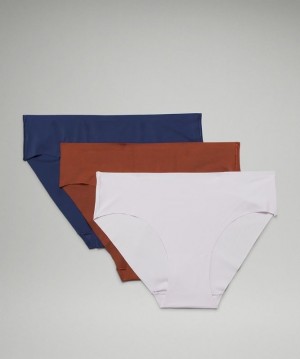 Lululemon InvisiWear Bikini 3 Pack Kadın İç Giyim Kahverengi | RWTH-60527