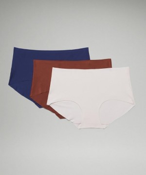 Lululemon InvisiWear Boyshort 3 Pack Kadın İç Giyim Kahverengi | OWRH-07965
