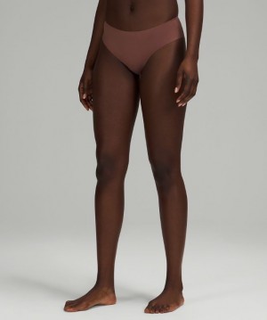 Lululemon InvisiWear Mid-Rise Bikini Underwear Kadın İç Giyim Smoky Topaz | USLM-52081