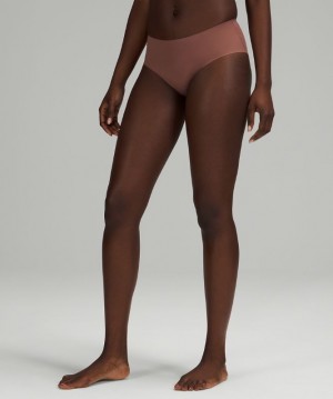 Lululemon InvisiWear Mid-Rise Hipster Underwear Kadın İç Giyim Smoky Topaz | NKHI-95618