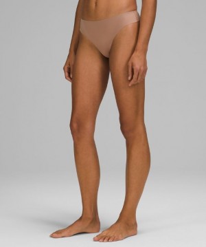 Lululemon InvisiWear Thong Kadın İç Giyim Kahverengi | HBMR-75861