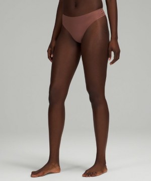 Lululemon InvisiWear Thong Kadın İç Giyim Smoky Topaz | CSIH-46127