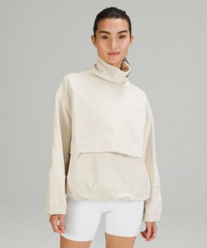 Lululemon LA Packable Pullover-to-Pillow Kadın Tişörtü Beyaz | XTFE-35918