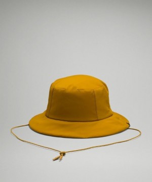Lululemon Lab Bucket Hat With Strap Accessories Şapkalar Altın Kahverengi | GIWV-58173