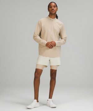 Lululemon Lab Long Sleeve Half-Zip Erkek Üstler Trench | HUSA-36570