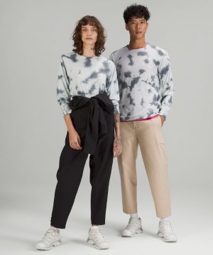 Lululemon Lab Wool-Blend Tie Dye Long Sleeve Shirt Erkek Üstler Gri Koyu Gri | KNYD-53869