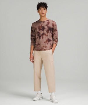 Lululemon Lab Wool-Blend Tie Dye Long Sleeve Shirt Erkek Üstler Kahverengi Bakır | VDUR-85931