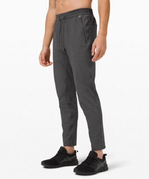 Lululemon License to Train Pant Shorter Length Erkek Pantolon Koyu Gri | HXTW-32780