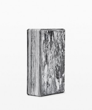 Lululemon Lift And Lengthen Yoga Block Accessories Teçhizat Siyah Beyaz | GOBP-40961