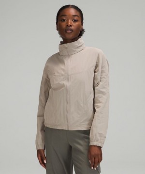 Lululemon Lightweight Hooded Jacket Kadın Mont Riverstone | HRND-04157