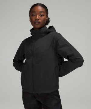 Lululemon Lightweight Hooded Jacket Kadın Mont Siyah | ZTQI-24831