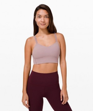 Lululemon Like a Cloud Long-Line Bra B/C Kadın Spor Sütyeni Mor | HQFK-68709