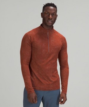 Lululemon Metal Vent Tech 1/2 Zip 2.0 Erkek Üstler Nane Kahverengi | SNYZ-76349