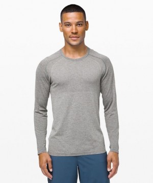 Lululemon Metal Vent Tech Long Sleeve 2.0 Erkek Üstler Beyaz | YHSF-53182