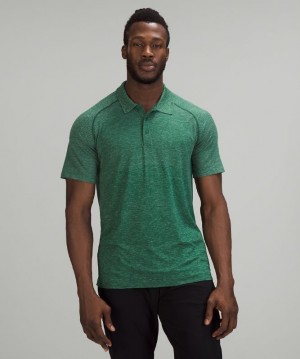 Lululemon Metal Vent Tech Polo 2.0 Erkek Üstler Nane Yeşil | SOBM-13267