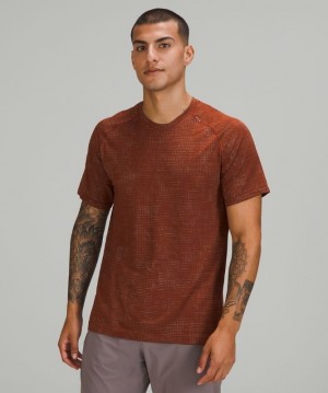 Lululemon Metal Vent Tech T 2.0 Erkek Üstler Nane Kahverengi | IGPX-59320